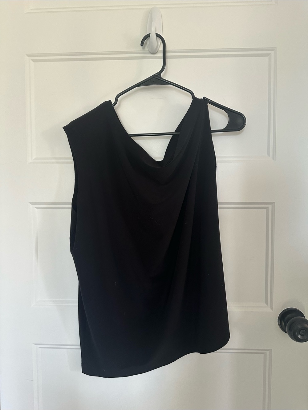 Norma Kamali Black Assymetrical Top